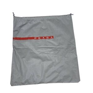 Prada Dust Bag Gray Red